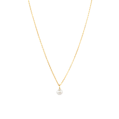 MEJURI Mini Pearl Pendant Necklace
